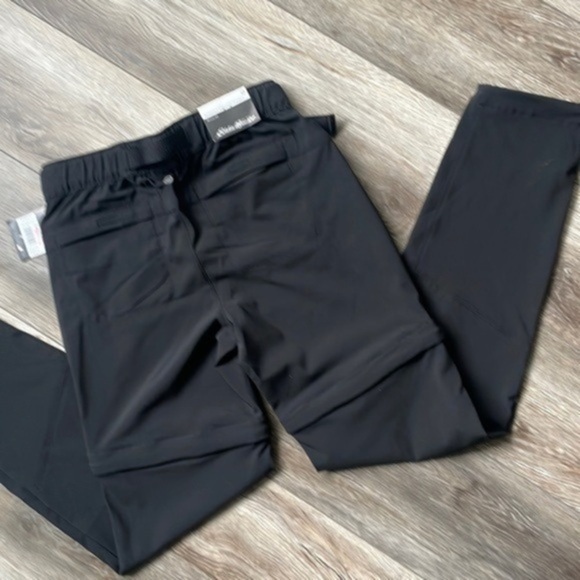 NWT Eddie Bauer pants size 0 Dark Gray Utility removable pant leg - Picture 1 of 11